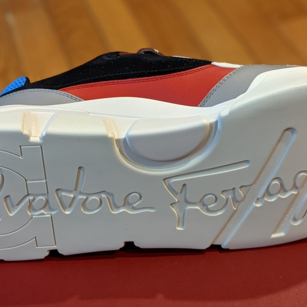 Mens Salvatore Ferragamo "Booster Willy" Sneakers - Picture 6 of 6